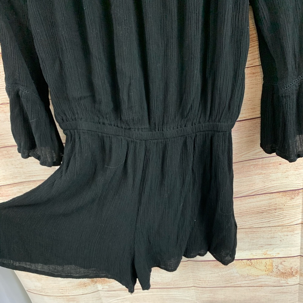 Mudd Black Jumper Gathered Waist - Picture 2 of 6